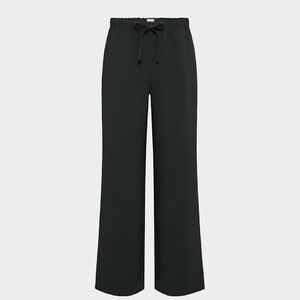 Black Women's Wide-Leg Pants